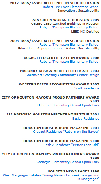 Award List